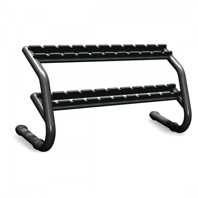 Подставка под гантели TECHNOGYM Chrome Dumbbell Rack, фото