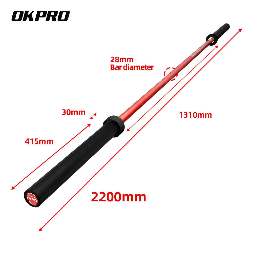 Гриф олимпийский прямой 220 см до 680 кг OKPRO OK5002