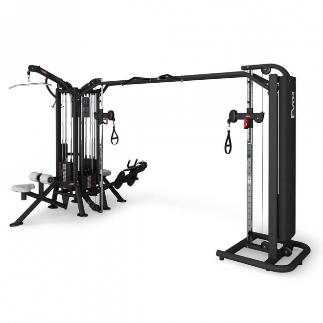 4-х сторонняя станция + регулируемая колонна со штангой PANATTA Fit Evo 1FE120-1FE124, фото