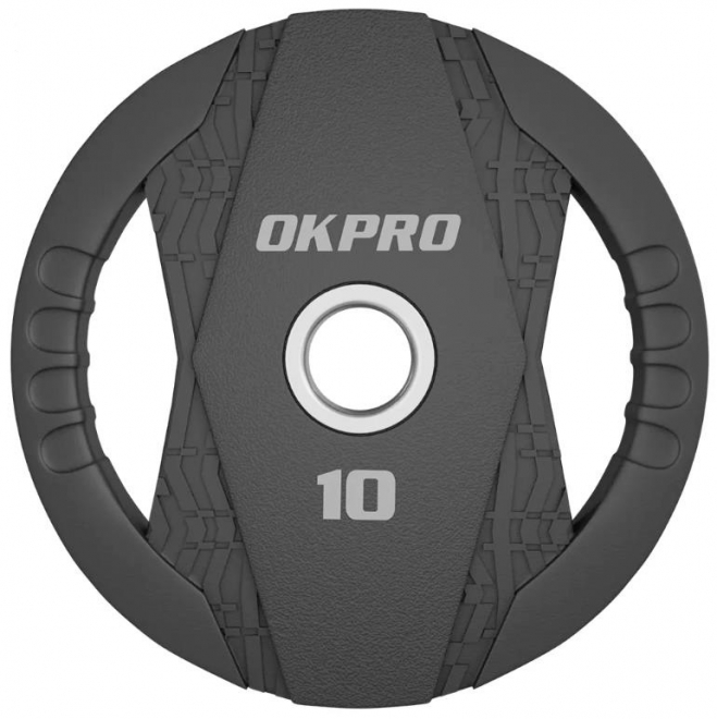 Диск олимпийский обрезиненный 25 кг OKPRO OK2005C, фото