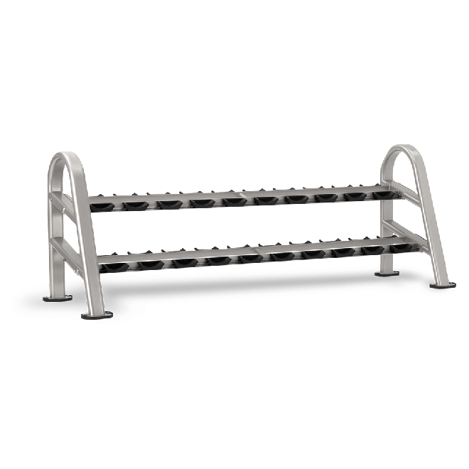 Стойка для гантелей на 10 пар, двухярусная NAUTILUS Instinct 10 pair DB rack CHF/9NN-R8001-29AGS, фото