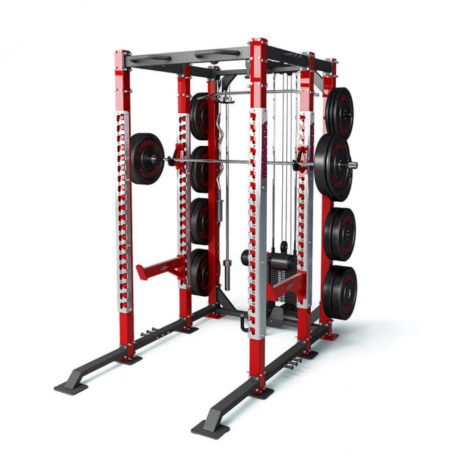Функциональная рама с горизонтальной и вертикальной тягой PANATTA DFC Power Rack With Lat/Pulley 1DFC5, фото