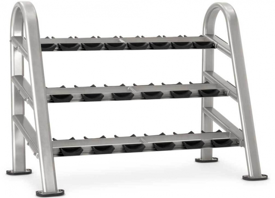 Стойка для гантелей на 10 пар, трехярусная NAUTILUS Instinct 10 pair 3 tier DB rack CHF/9NN-R8002-29AGS, фото