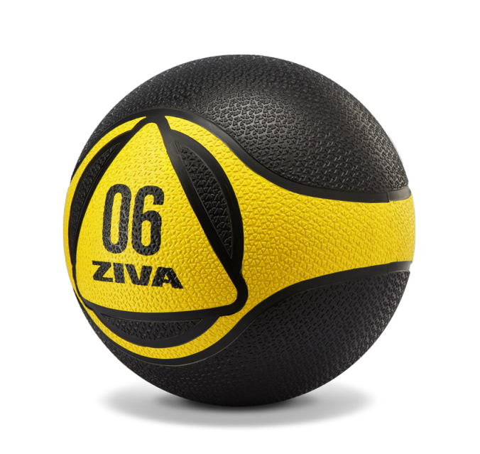 Медицинский мяч ZIVA ZVO-CMMB-9069-YL 10 кг, фото