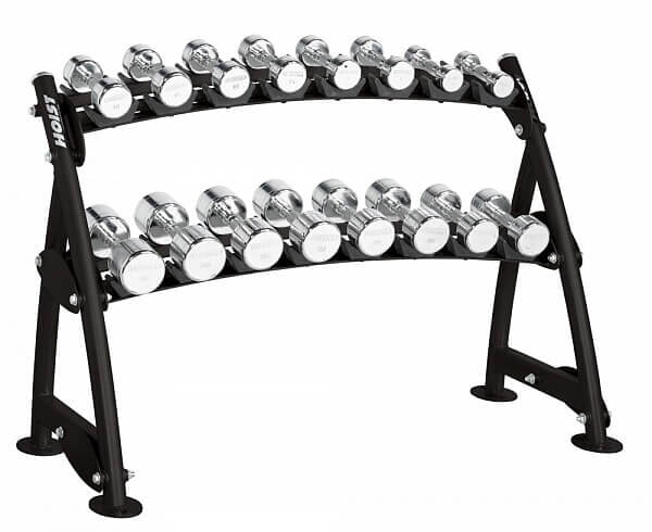 Подставка под хромированные гантели на 8 пар HOIST Commercial Freeweight Line CF-3462-2, фото