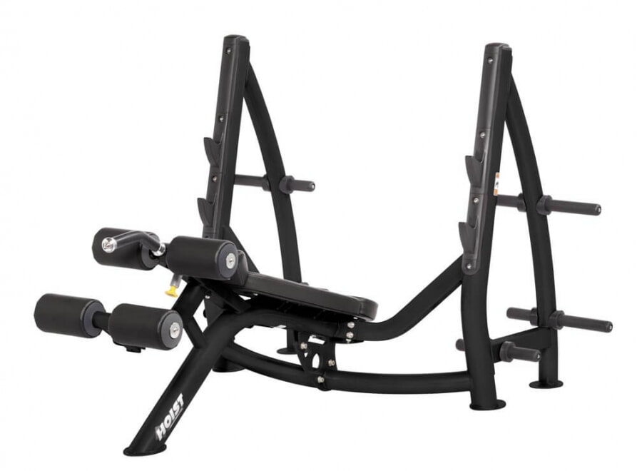 Олимпийская скамья с обратным наклоном HOIST Commercial Freeweight Line CF-3177, фото