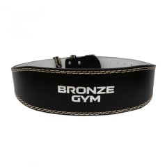 Пояс атлетический BRONZE GYM натуральная кожа 105 см, фото
