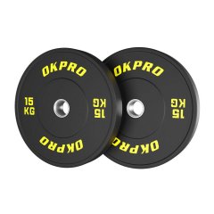 Диски бамперные обрезиненые OKPRO OK2006-1 Черные