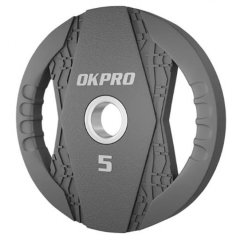 Диск олимпийский обрезиненный 5 кг OKPRO OK2005C